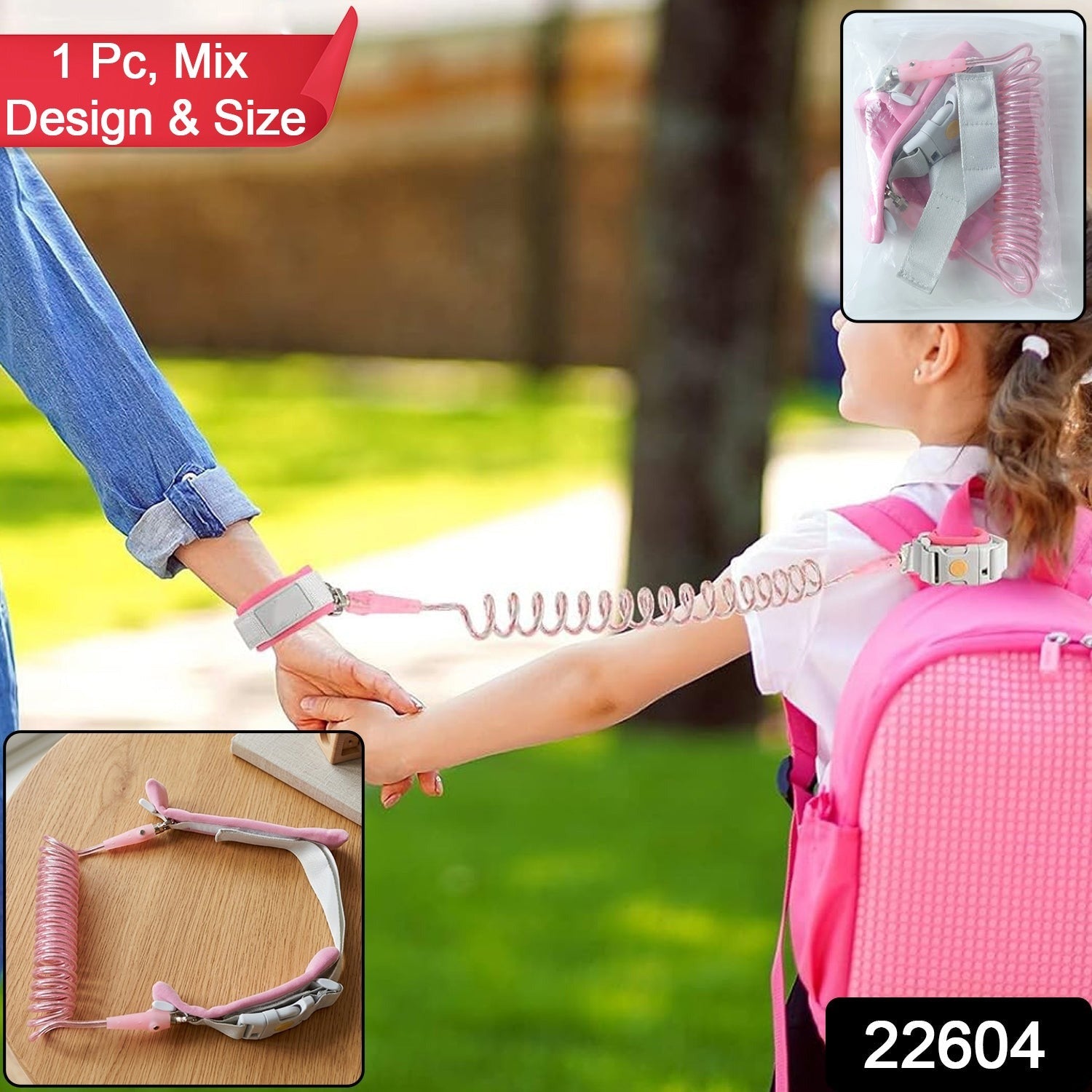 Adjustable child safety harness strap for kids