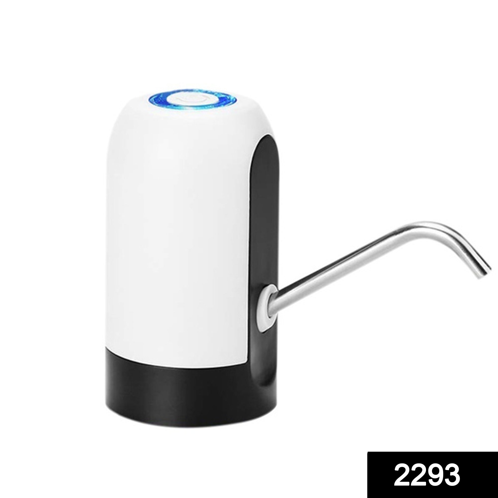 Portable automatic water pump dispenser for 20L bottles, USB rechargeable design.