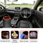 237 -4l Foldable Car Trash Can Storage Organiser