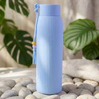 Premium Textured Glass Water Bottle (300 Ml Approx)