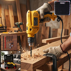 Heavy Duty Electric Drill Machine Tool Kit With Carry Case  2 Pin Plug (1 Set)