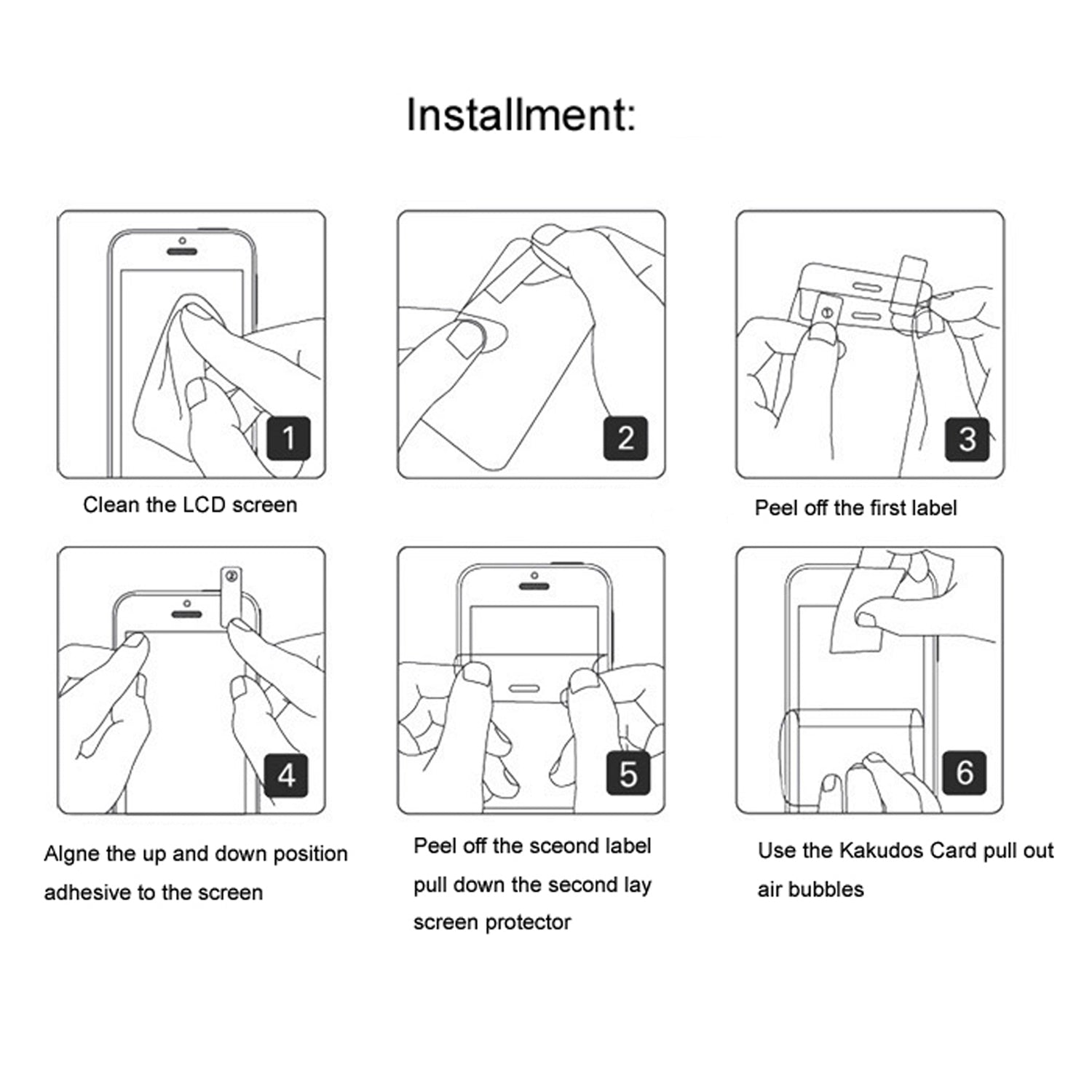 User demonstrating the simple, bubble-free installation of the screen protector.