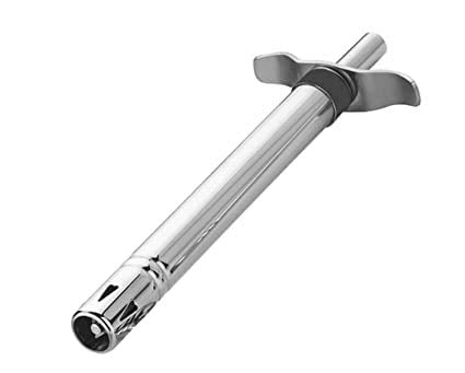 Durable stainless steel gas igniter for safe stove lighting.
