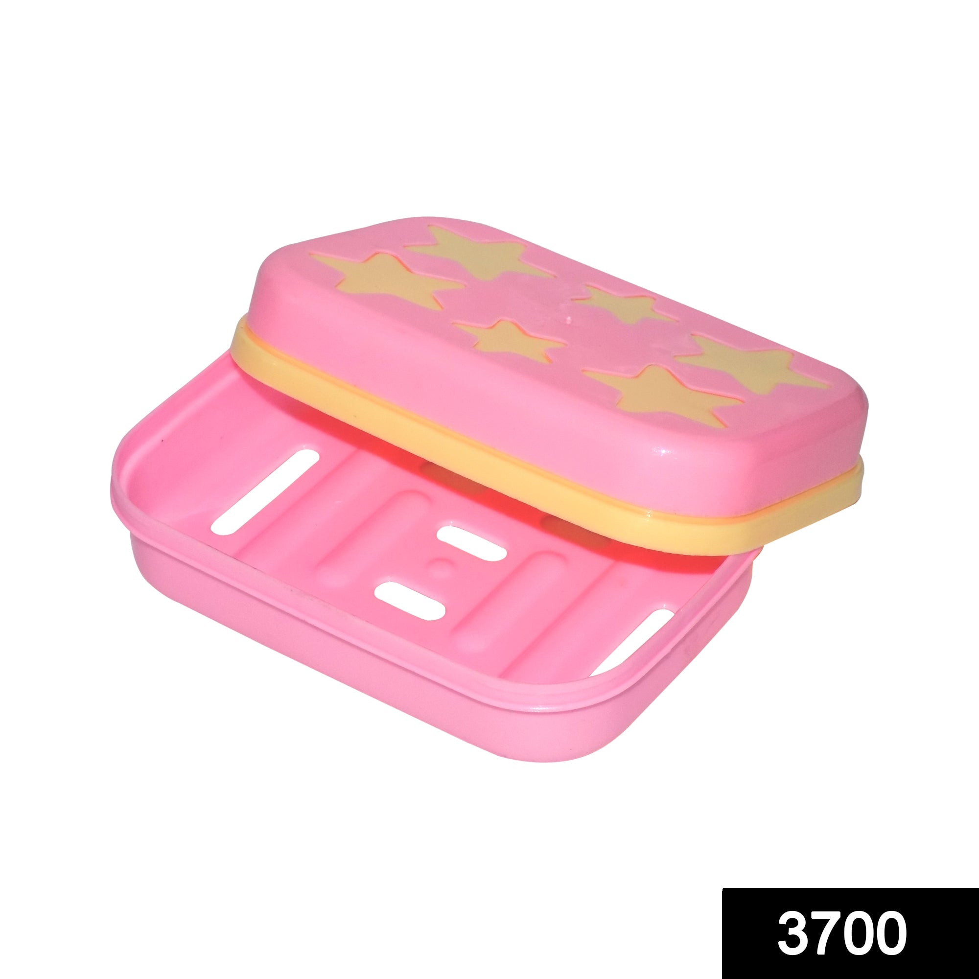 Star-shaped soap case holder in white, shown from the front angle.