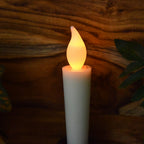 Premium Led Flameless Candle With Holder (1 Pc)