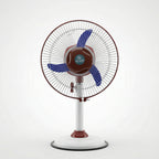 Omega 12v Rechargeable Pedestal Fan With Led Light (1 Pc)