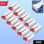 Premium Plastic Tube Squeezer Dispenser Set (10 Pc)