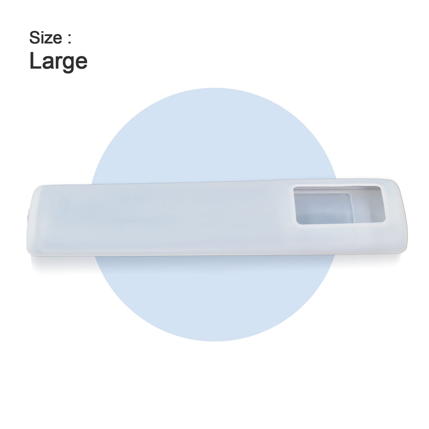 Shockproof silicone remote cover ensuring easy access to all buttons.