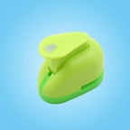 Decorative paper punches for children's crafts, showcasing multiple vibrant colors.