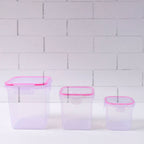 Lock seal containers maintaining freshness and flavor of stored food