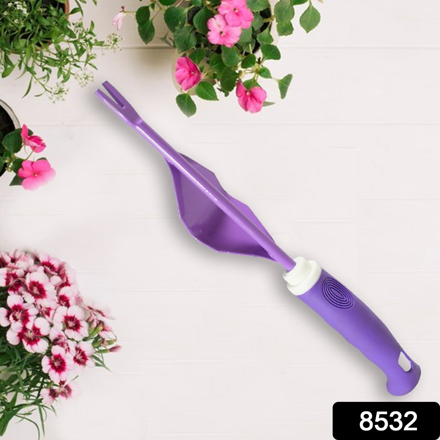 Overview of the 5 heavy-duty gardening tools, neatly arranged.