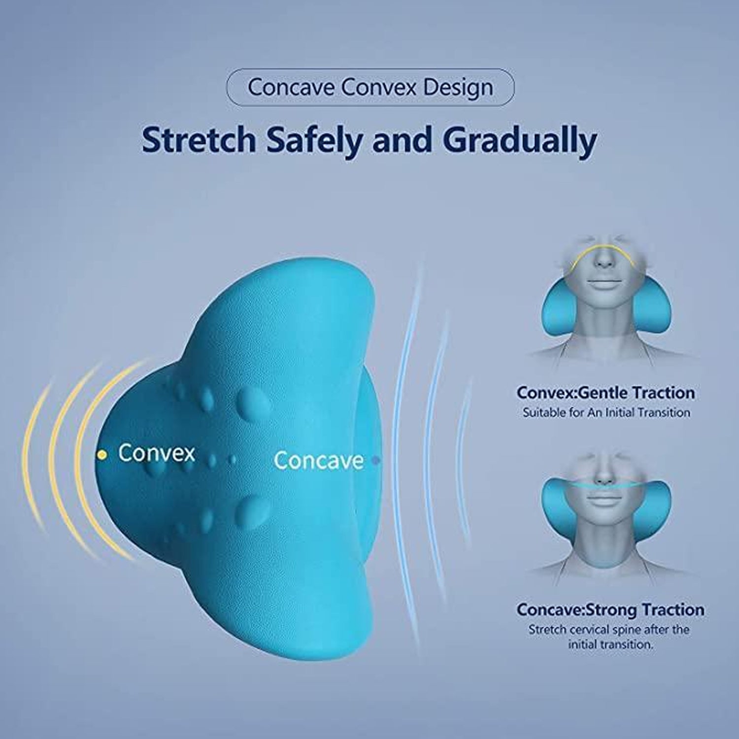 0535 Neck Relaxer  Cervical Pillow For Neck  Shoulder Pain  Chiropractic Acupressure Manual Massage  Medical Grade Material  Recommended By Orthopaedics