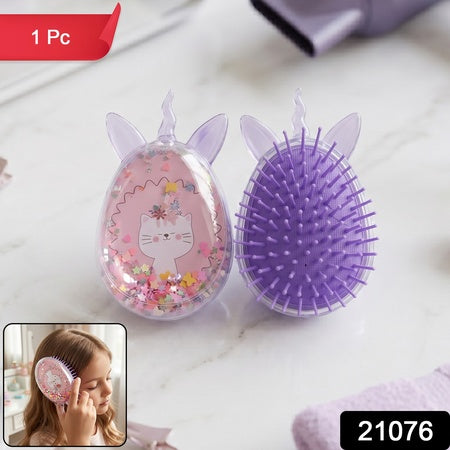 Cute Unicorn Theme Magic Floating Glitter Hair Comb (1 Pc)
