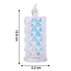 Led Flameless Decorative Candle Lights (3 Pc  Set)