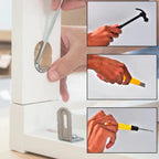 Mini Hardware Tool Kit With Hammer Screwdriver  Cutter Set