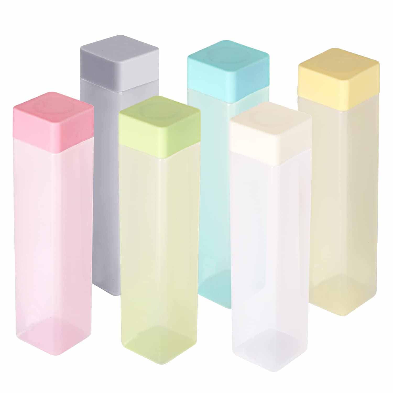 Secure, leakproof cap design ensuring no spills from the water bottle.
