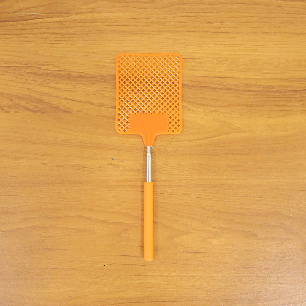 Multipurpose Plastic Fly Swatter With Extendable Handle (1 Pc 63 Cm)