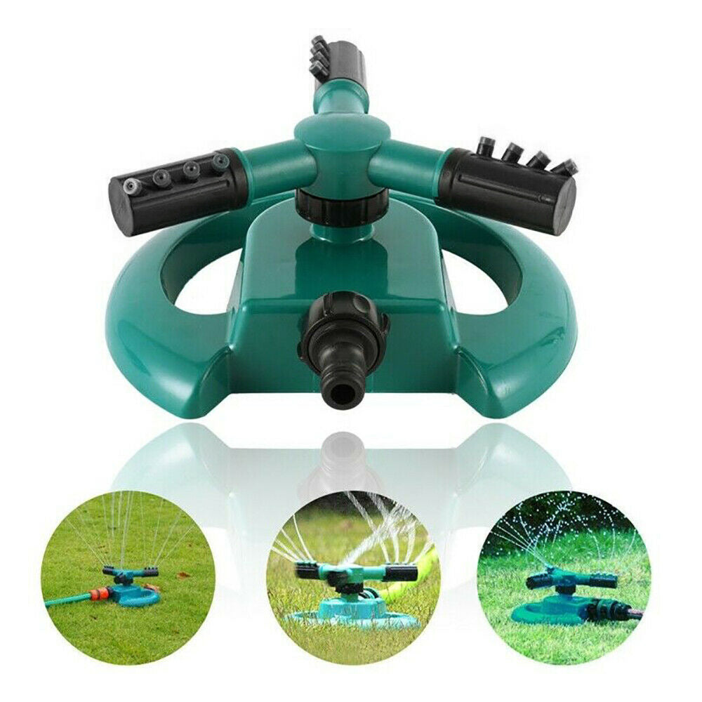 Efficient garden sprinkler ensuring even water distribution across the yard.