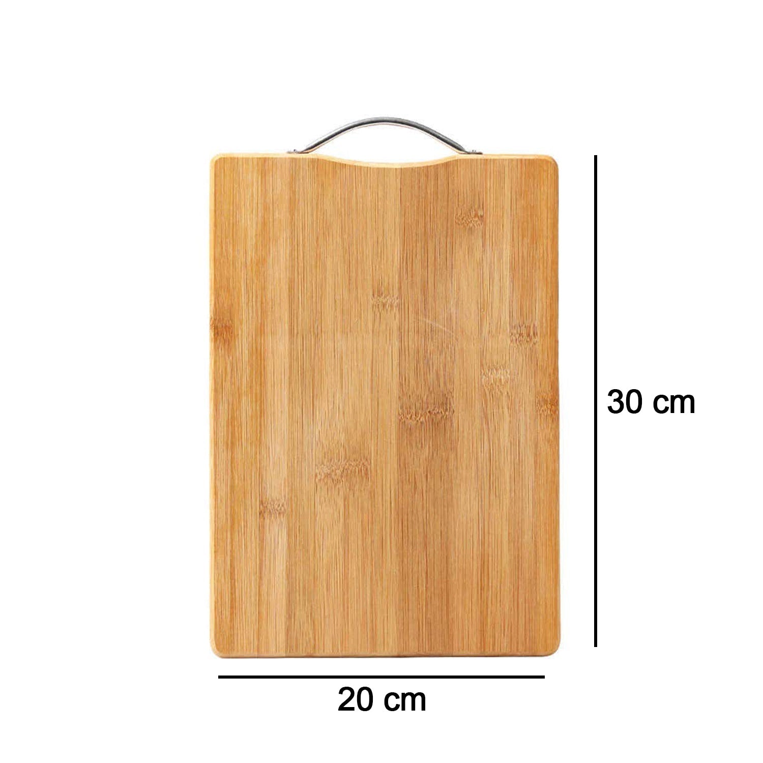Ergonomic design of the wooden chopping board, perfect for daily kitchen use.