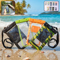 Mix Color Waterproof Mobile Pouch With Compass  1 Pc Universal Phone Case With Lanyard