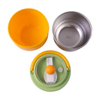 Luxury Cute Leak-proof Stainless Steel Lunch Box With Spoon - 600 Ml