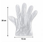 Disposable Medium Plastic Gloves (100 Pc)