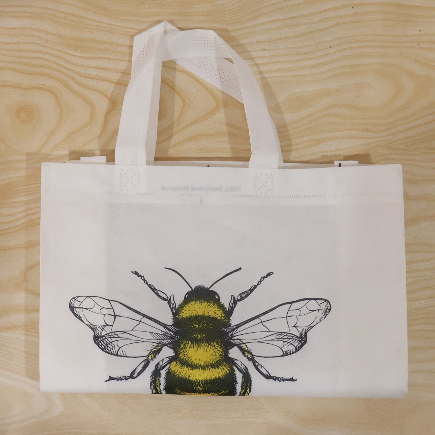 Multipurpose Carry Hand Bag With Bee Print (1 Pc)