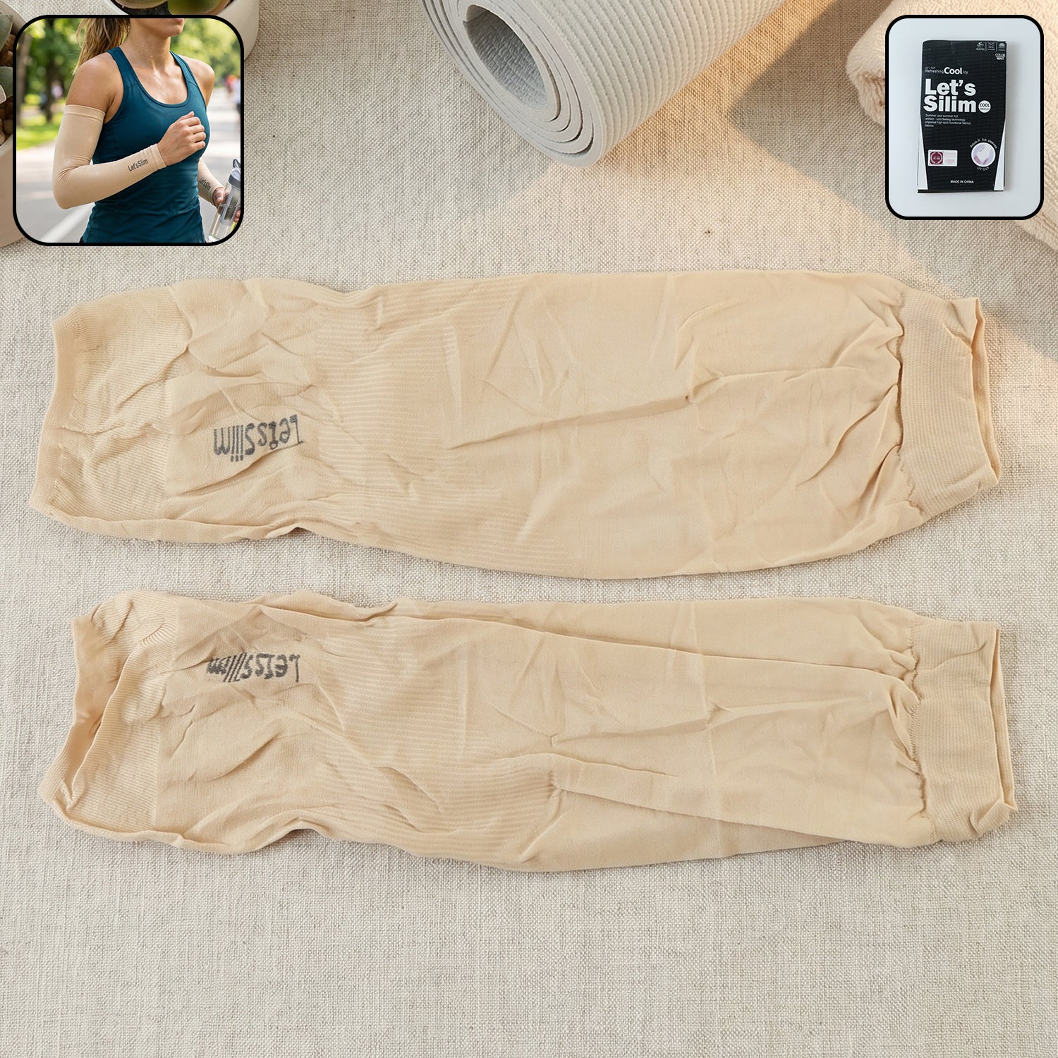 Uv Sun Protection Cooling Arm Sleeves (1 Pair)