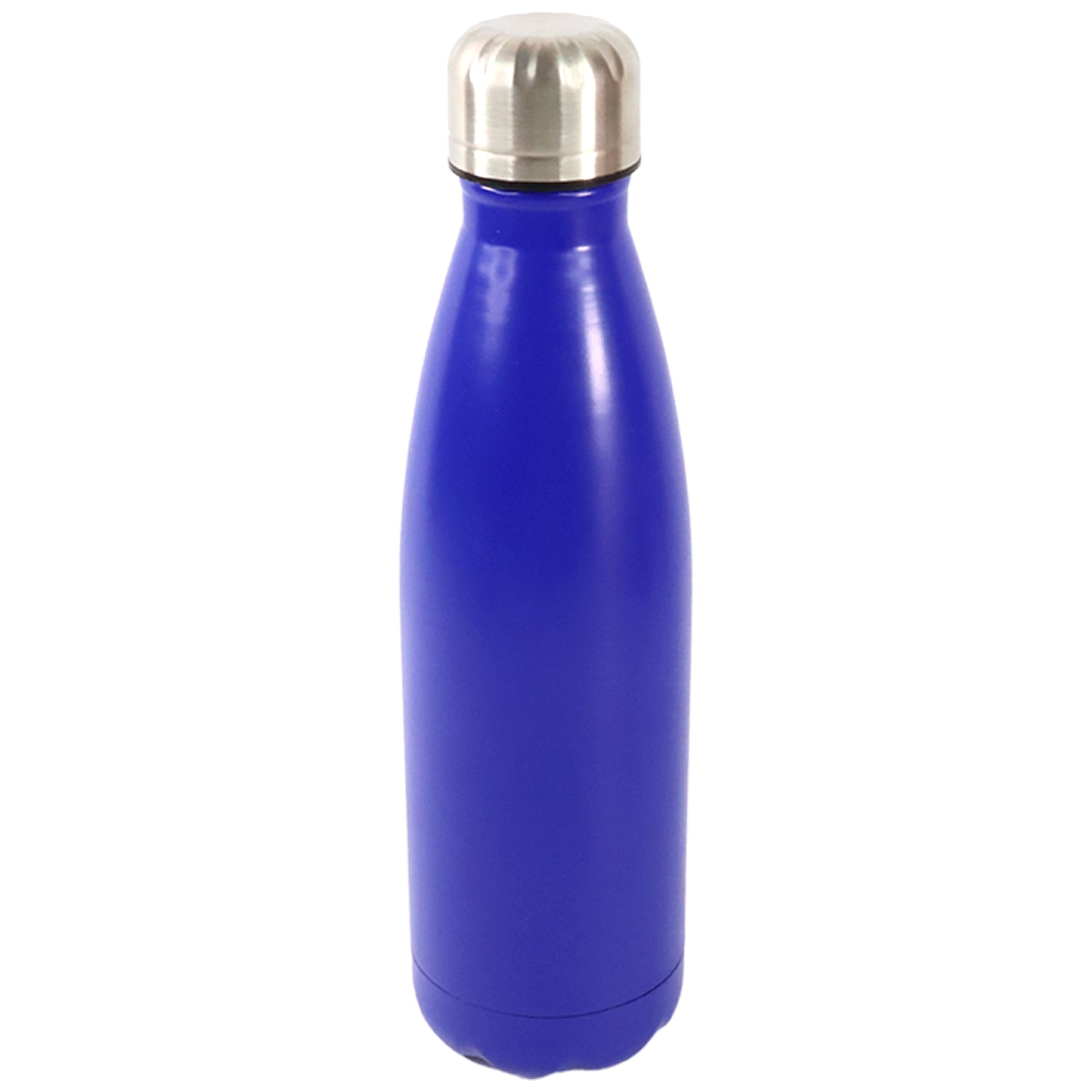 Side profile of slim stainless steel hydration bottle 400ml leak resistant