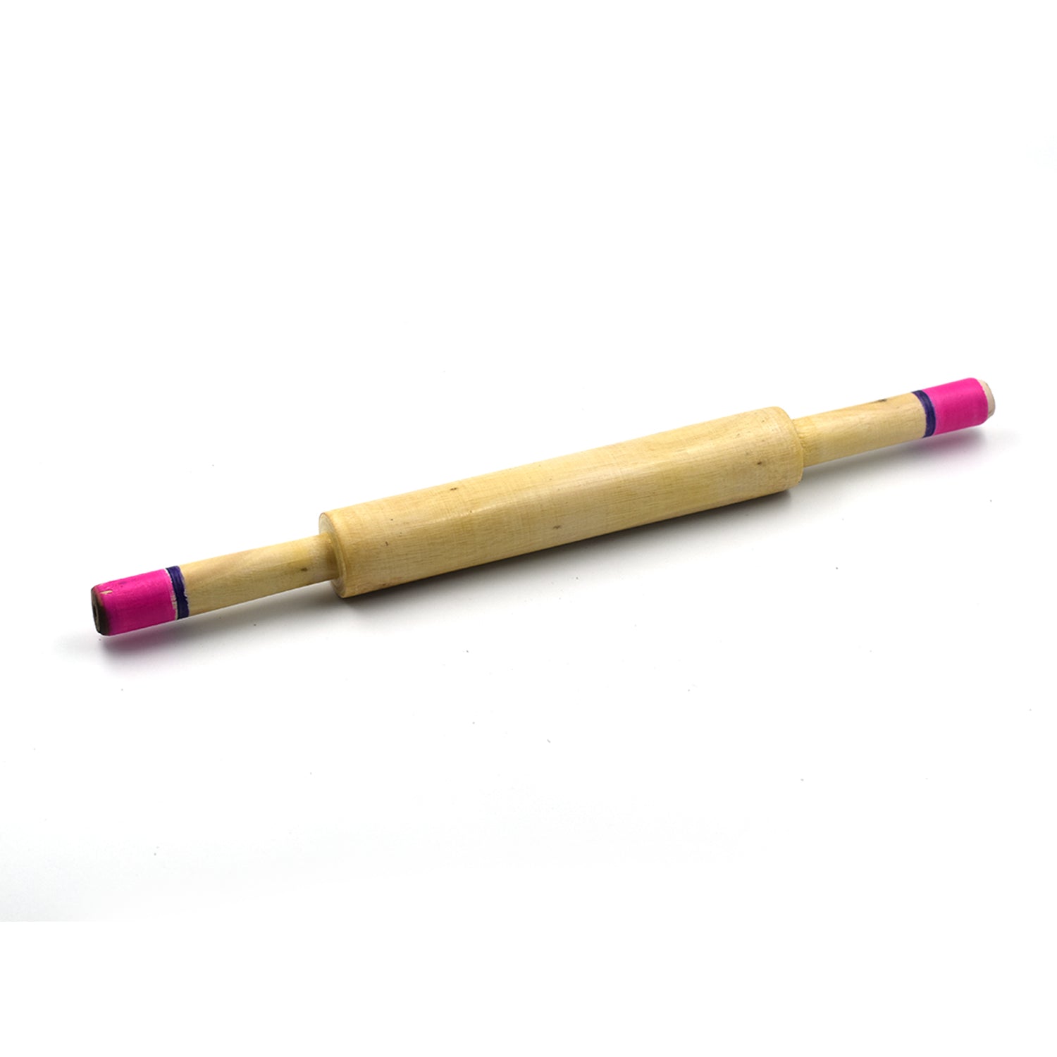 Side view of the versatile Wooden Roti Belan, ideal for rolling various Indian flatbreads.