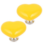Multipurpose Cabinet Door Handle Drawer Heart-shaped Knob Pulls Toilet Press Button (1 Pc)