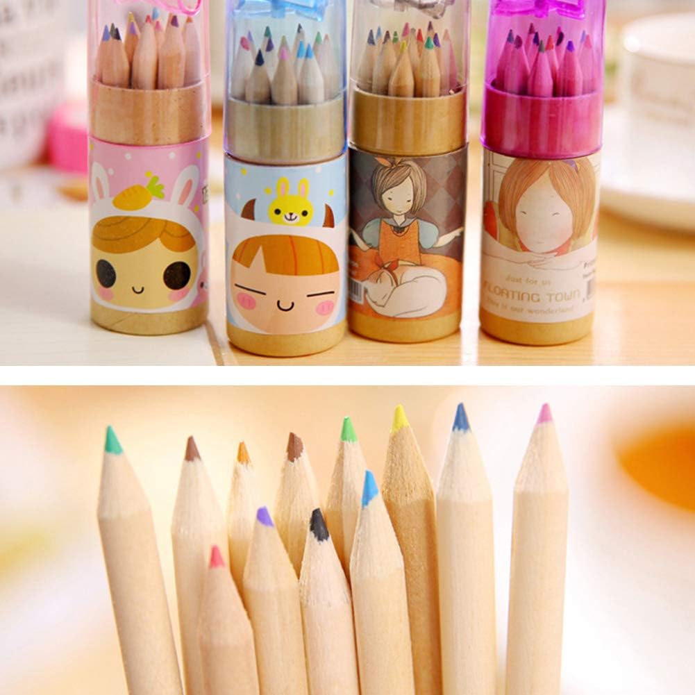 Portable kids colouring pencils set, perfect for school or creative art projects.