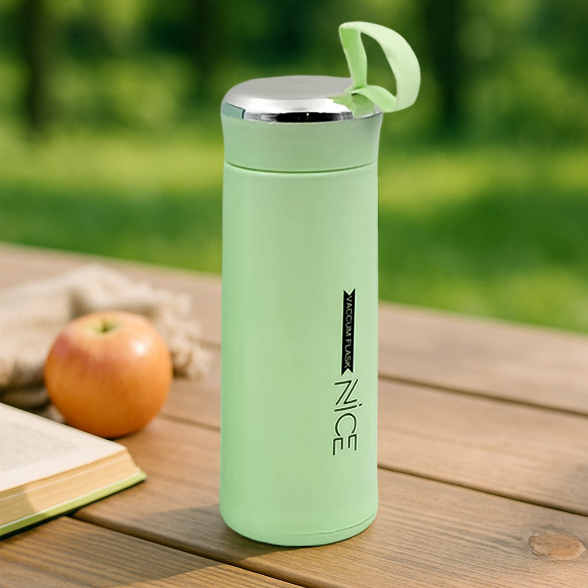 Glass Water Bottle 400ml leak proof main product image showing elegant design