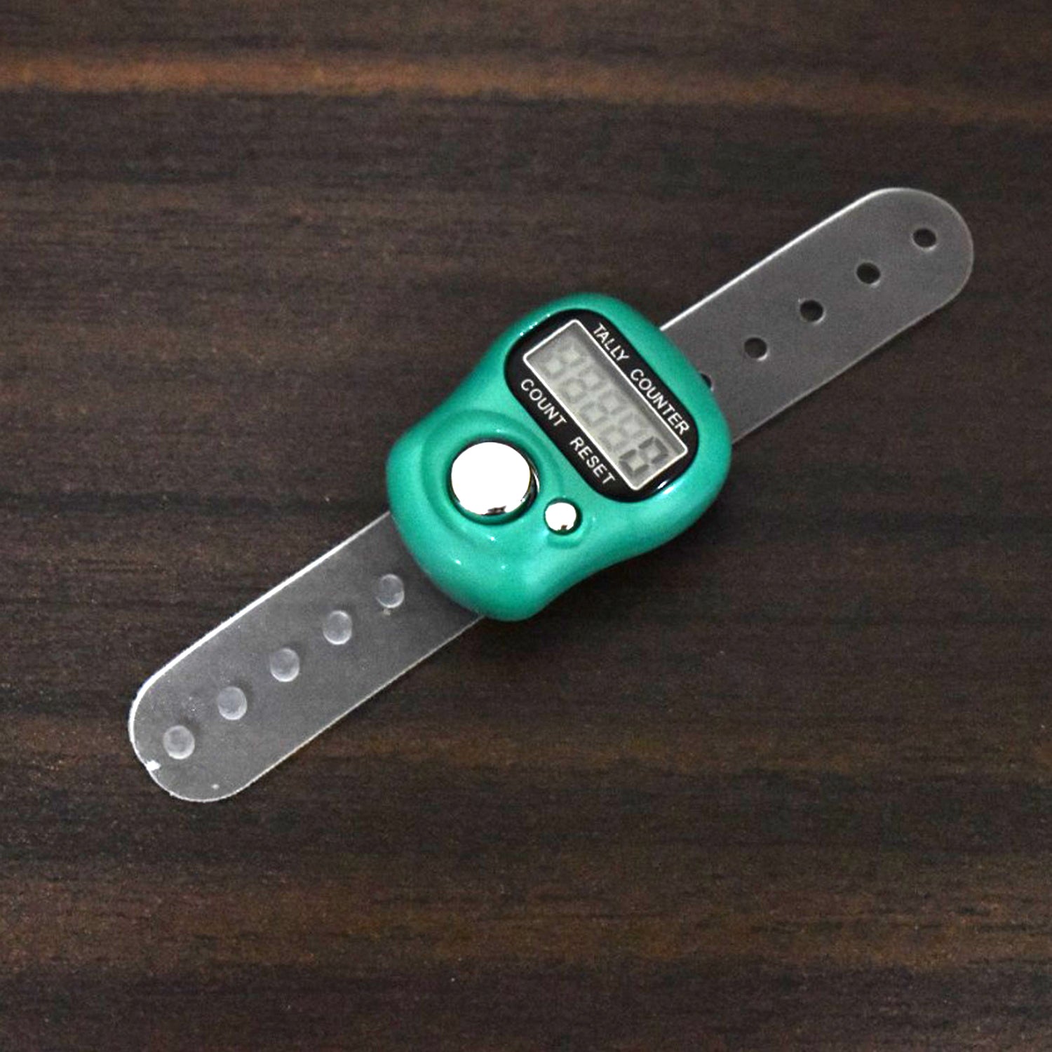 Compact electronic tally counter for various counting tasks, showing its ergonomic design.
