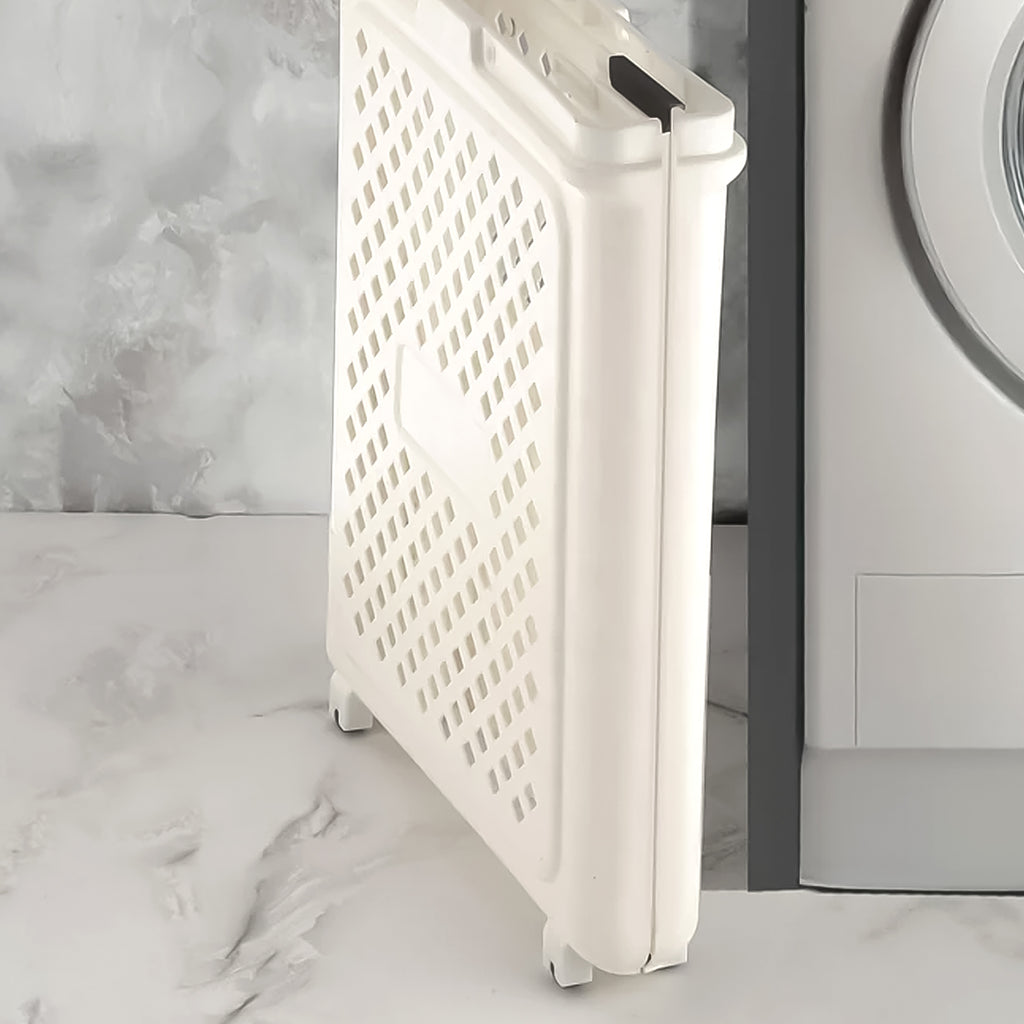 Multipurpose Foldable Laundry Basket With Wheels