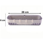 Stylish Bathroom Wall Shelf  1 Pc Multi-purpose Storage Organizer With Hooks