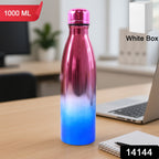 Reusable stainless steel water bottle ideal for daily hydration