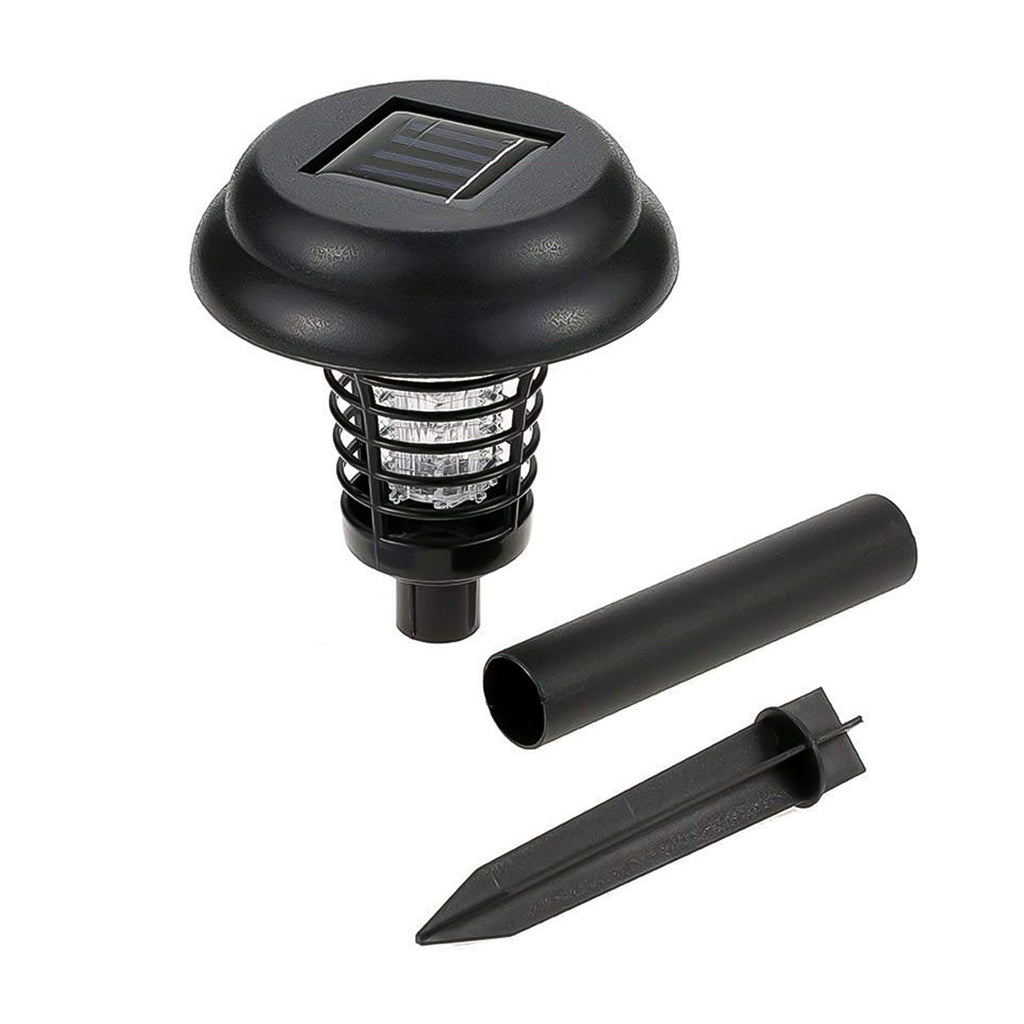 Garden Lighting Uv Led Solar Powered Led Mosquito Trap  Bug Zapper  (2 Pc)