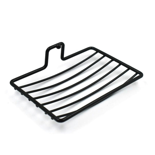 Two wall mount soap racks neatly installed in a modern bathroom, holding bar soaps.