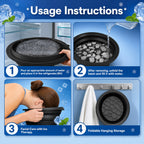 Collapsible Ice Bath Bowl for Facial Ice Therapy & Skin Care