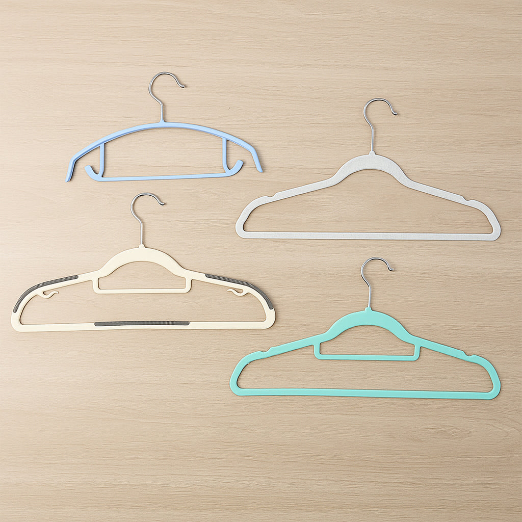 Premium Mix Design Non-slip Clothes Hanger (Mix Design  1 Pc)