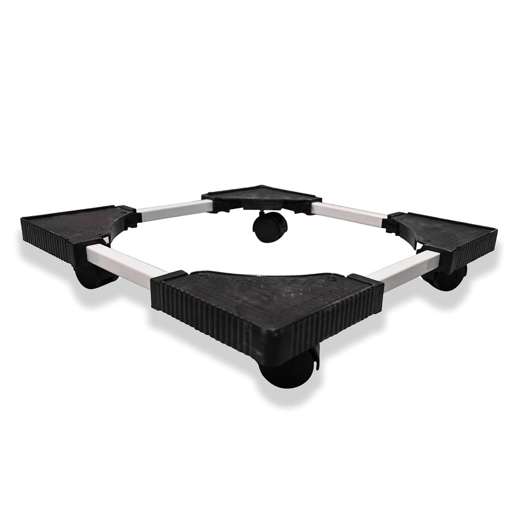 Adjustable Heavy-duty Fridge And Washing Machine Stand Base Trolley 50x50 Cm