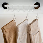 7456 1pc Bath Towel Hanger Wall Mount Towel Hanger Wall Towel Shelf Towel Hanging Rack Kitchen Towel Holder Towel Hanging Hook