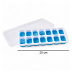 Multipurpose Plastic Ice Cube Tray With Lid (1 Pc 14 Gride)