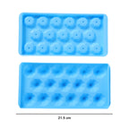 Multipurpose Ice Cube Tray With Lid 17 Grid Mold (1 Pc)