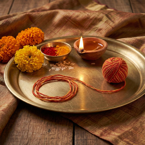 Pooja Kalawa Moli Sacred Cotton Thread (1 Pc)