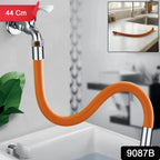 Silicone faucet extension hose for plumbing needs