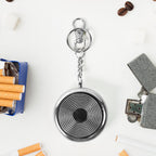 Mini Pocket Ss Ashtray With Keyring (1pc)