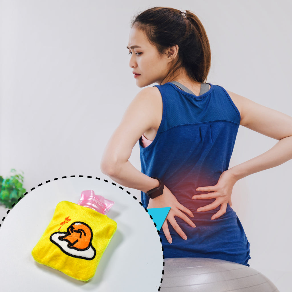 6515 Yellow Duck Head Small Hot Water Bag With Cover For Pain Relief Neck Shoulder Pain And Hand Feet Warmer Menstrual Cramps.