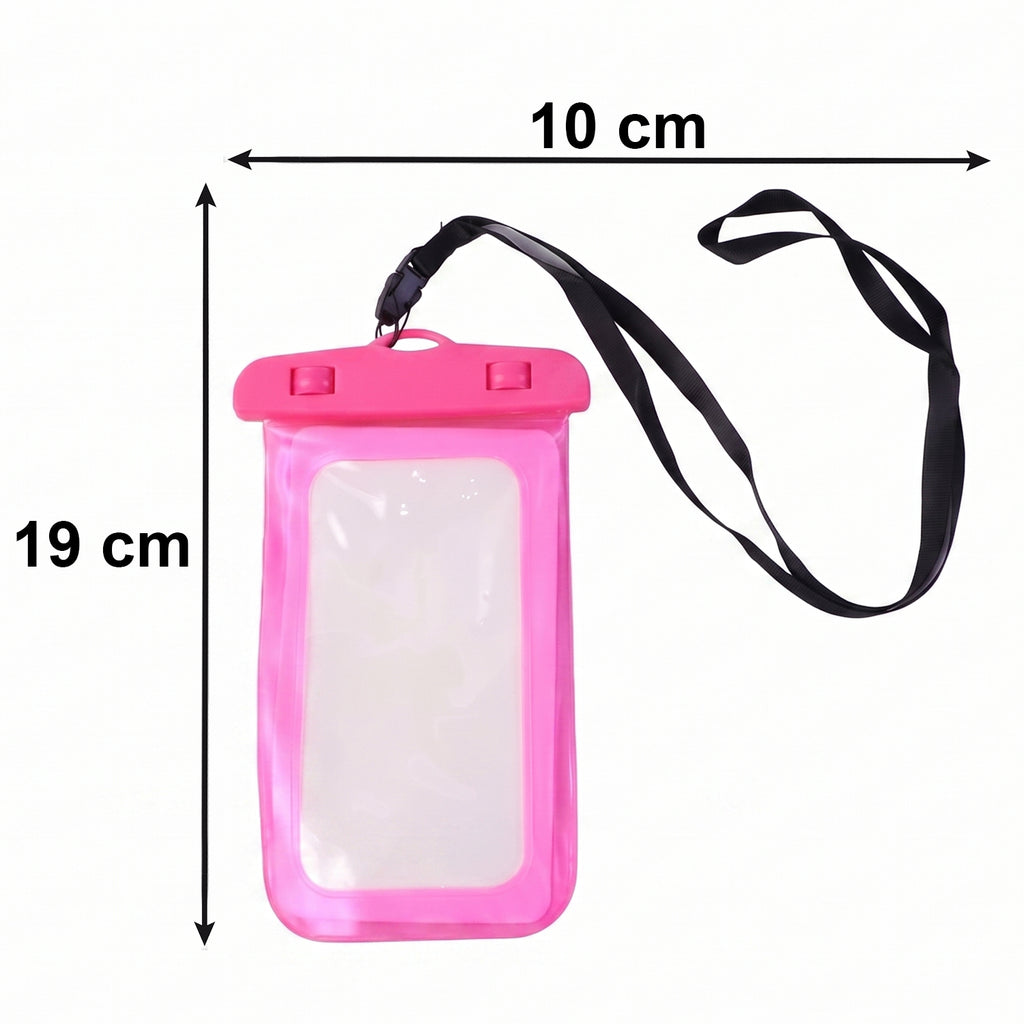 Waterproof Mobile Pouch Cover  1 Pc Universal Sealed Phone Case With Lanyard